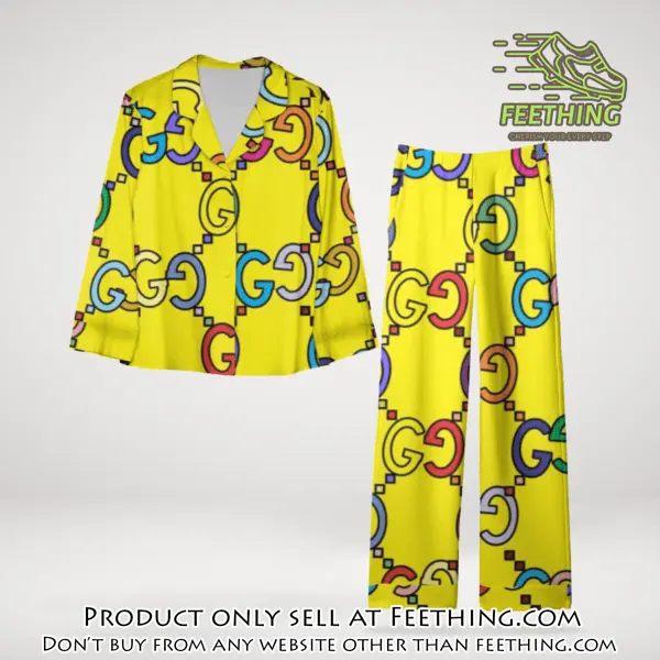 Trending luxury gc satin pajama set pjs1060 ft5920653